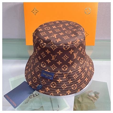 lv bucket hat|louis vuitton monogram hat.